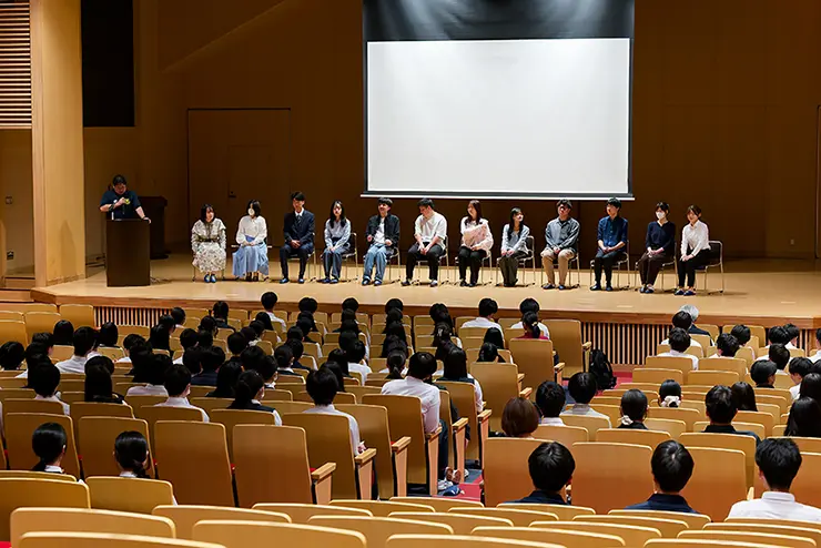 센다이이쿠에이 졸업생과 재학생 대학진학 간담회