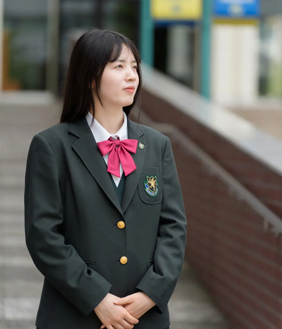다가죠 캠퍼스 교복을 입은 재학생